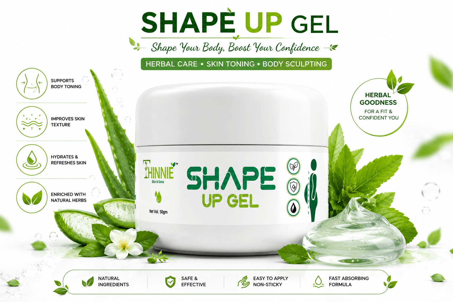 Thinnie shape up gel
